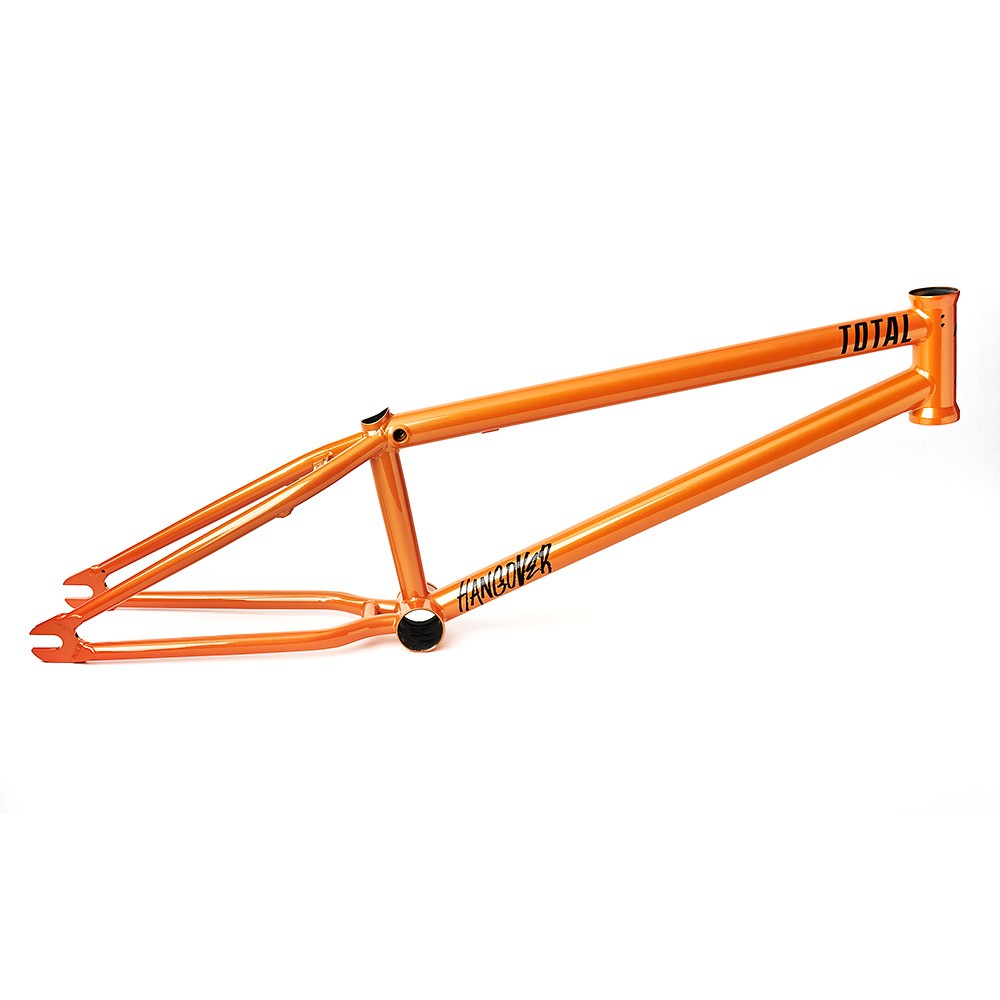 orange bmx frame